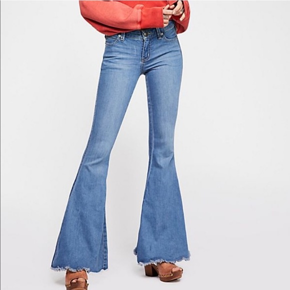 bell bottom jeans stretch